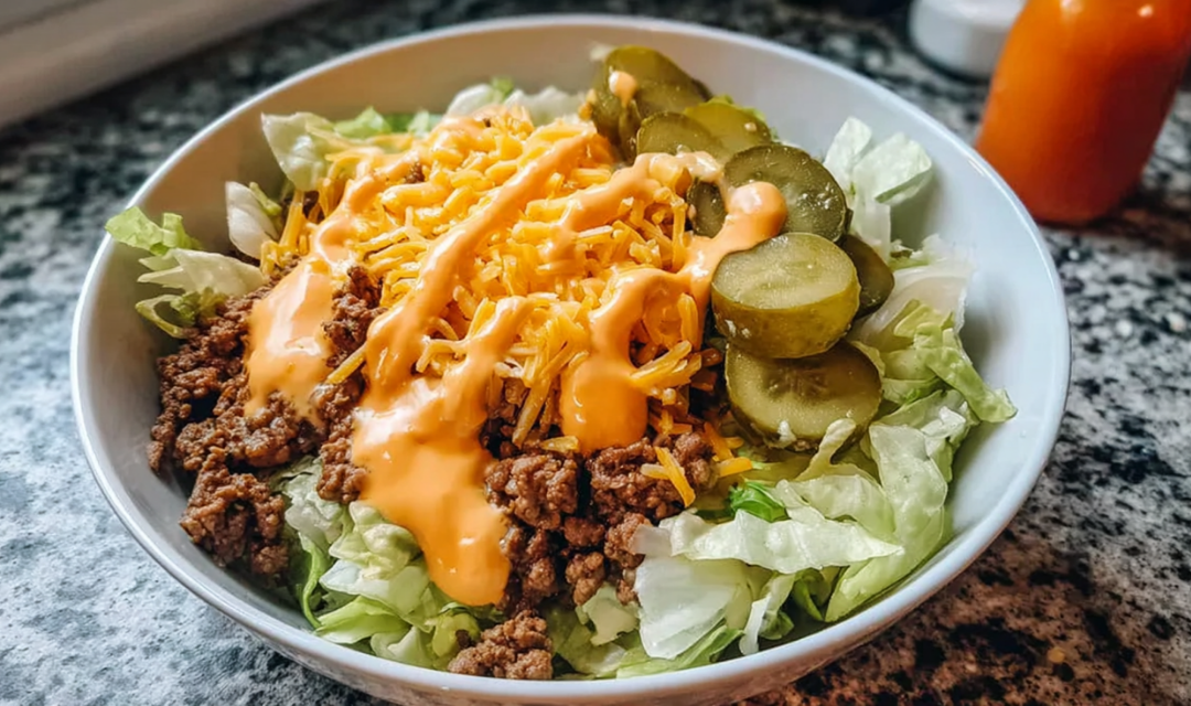 Cheeseburger Bowl with Tangy Sauce