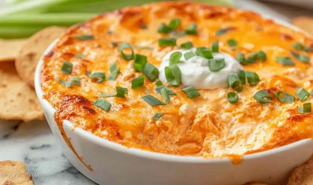 Healthy Cottage Cheese Buffalo Chicken Dip