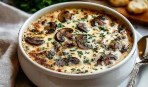 Cottage Cheese Mushroom Soup