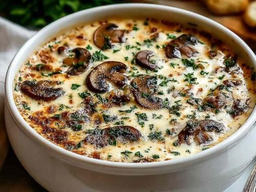 Cottage Cheese Mushroom Soup
