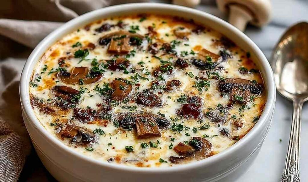 Cottage Cheese Mushroom Soup