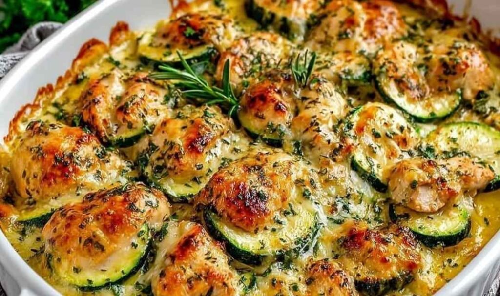 Easy Chicken Zucchini Bake