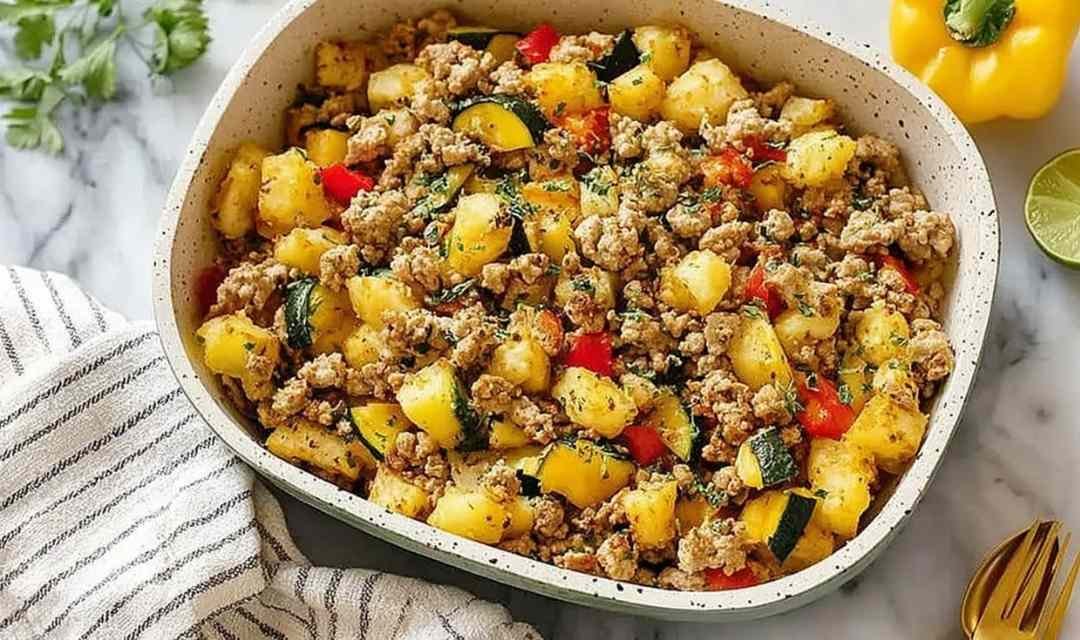 Ground Turkey Hash
