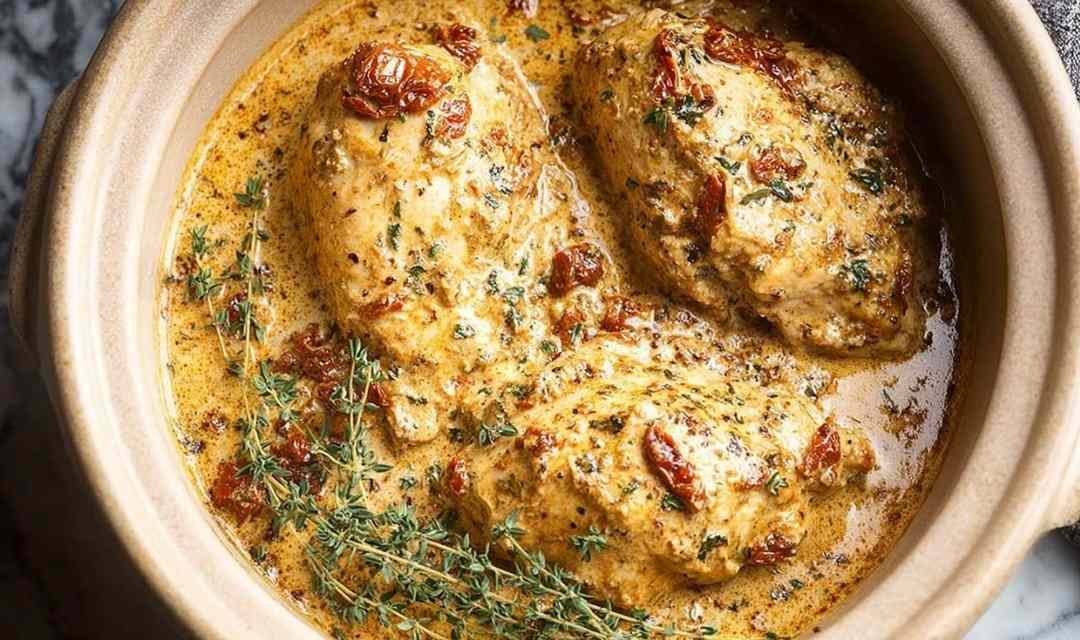 High Protein Crockpot Marry Me Chicken