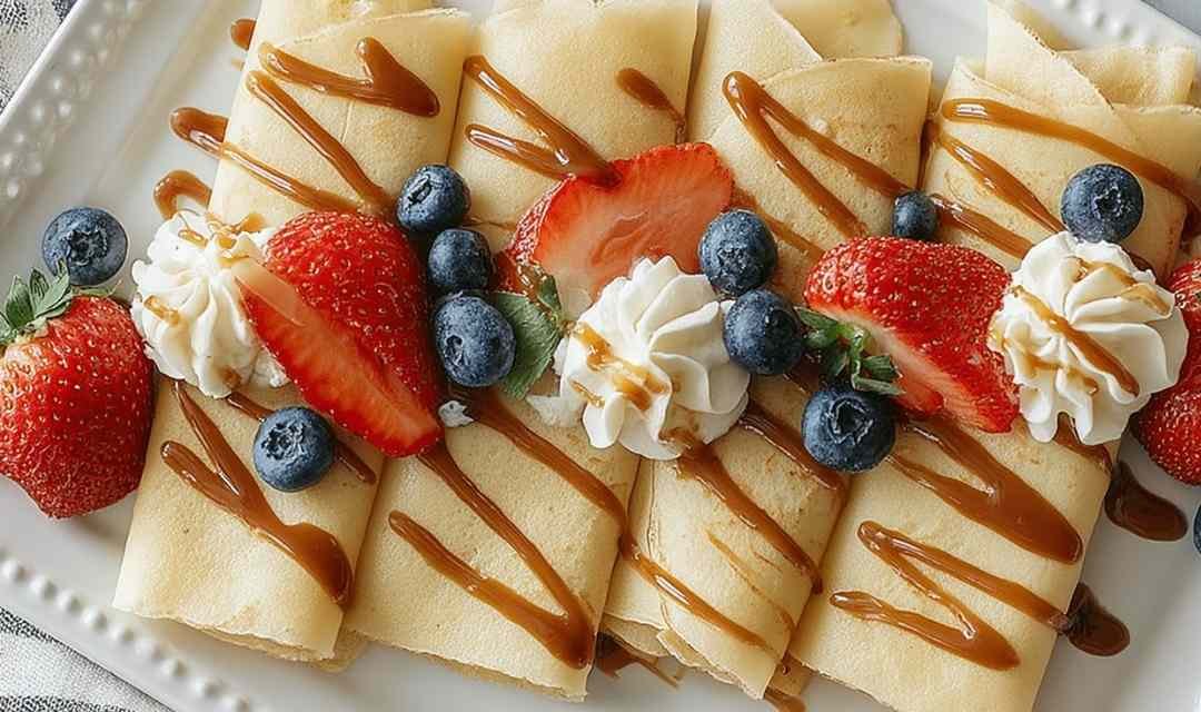 High Protein Egg White Crepes