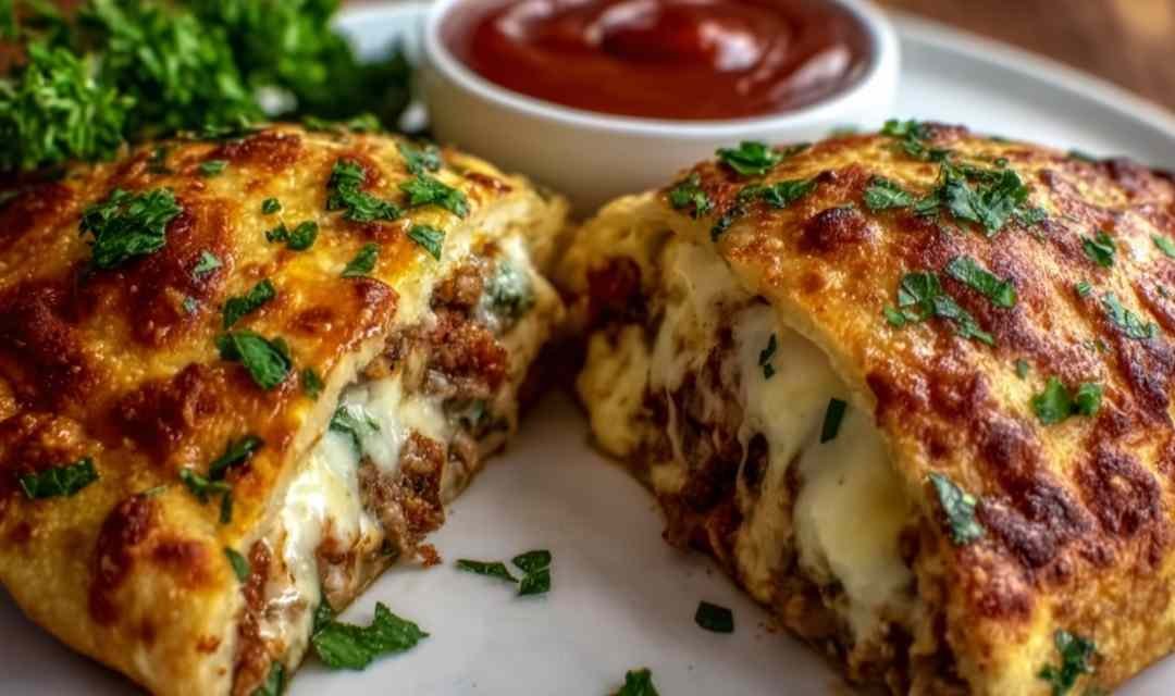 High-Protein Keto Calzone