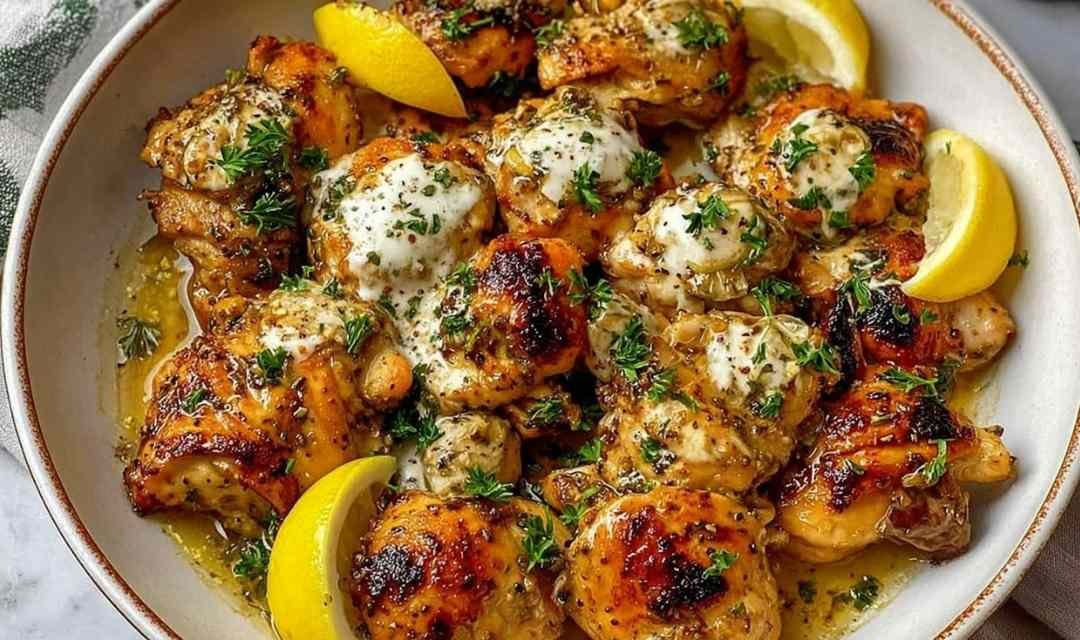 Lebanese Lemon Garlic Chicken (Al Aseel Copycat)