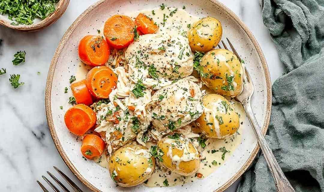 Ranch Chicken and Veggies with Cottage Cheese