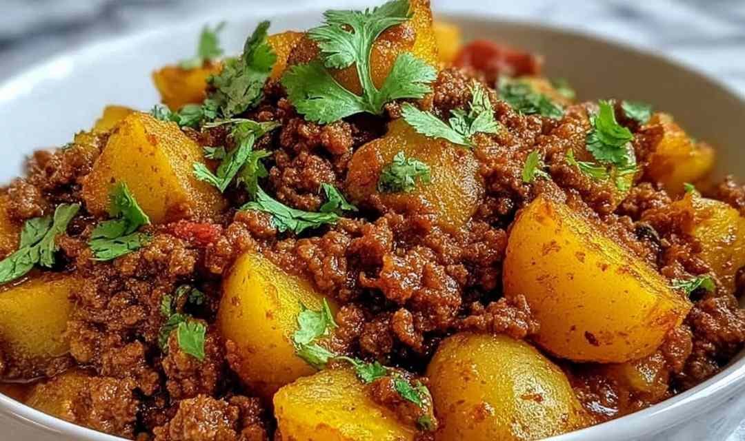 Aloo Keema (Ground Meat with Potatoes)