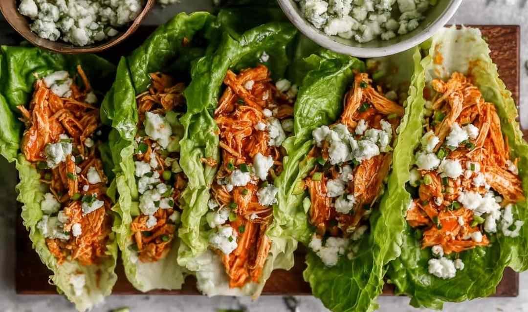Buffalo Chicken Lettuce Wraps