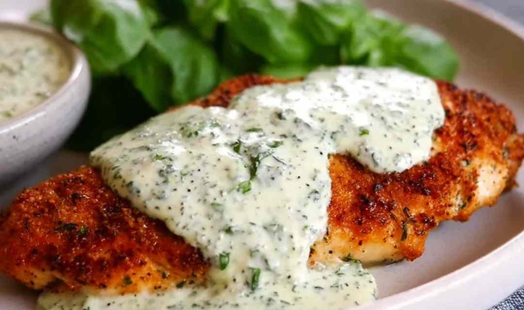 Chicken in Basil Cream Sauce