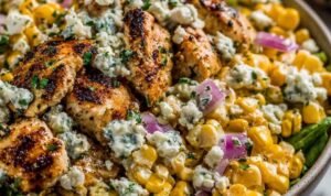 High Protein Chicken Street Corn Salad (1)