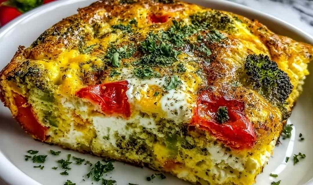 High-Protein Vegetable Breakfast Bake