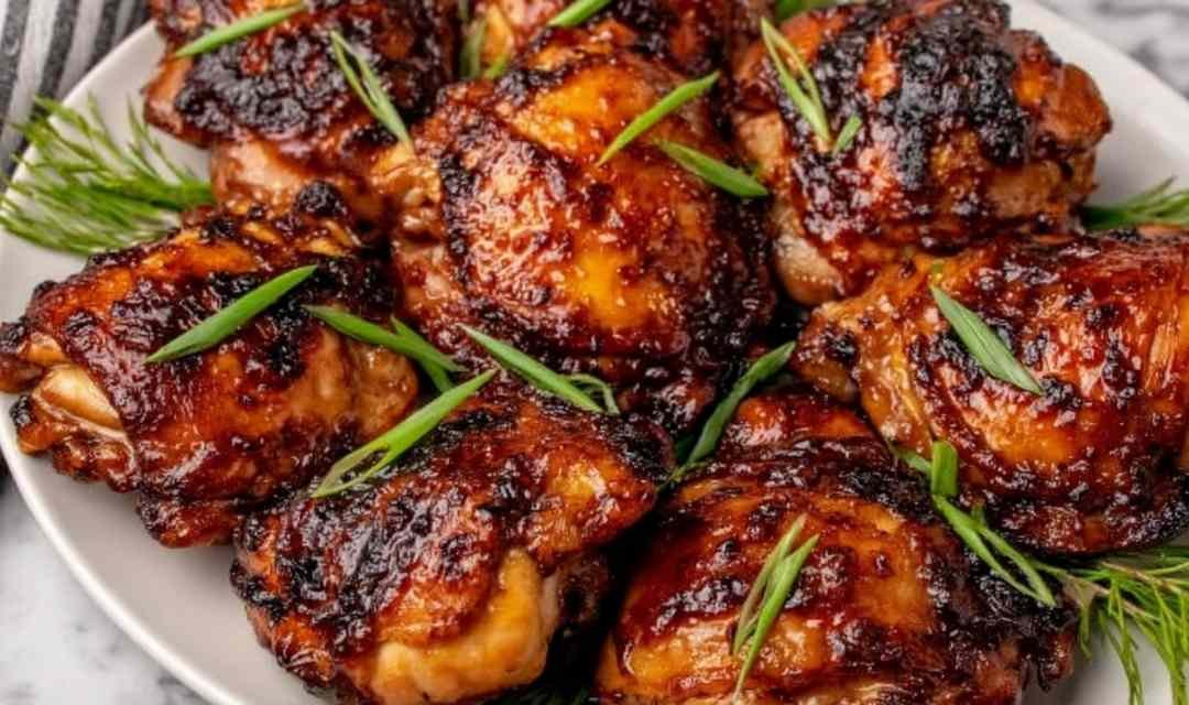 Roasted Miso Chicken Thighs