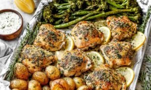 Lemon Garlic Chicken Thighs (1)