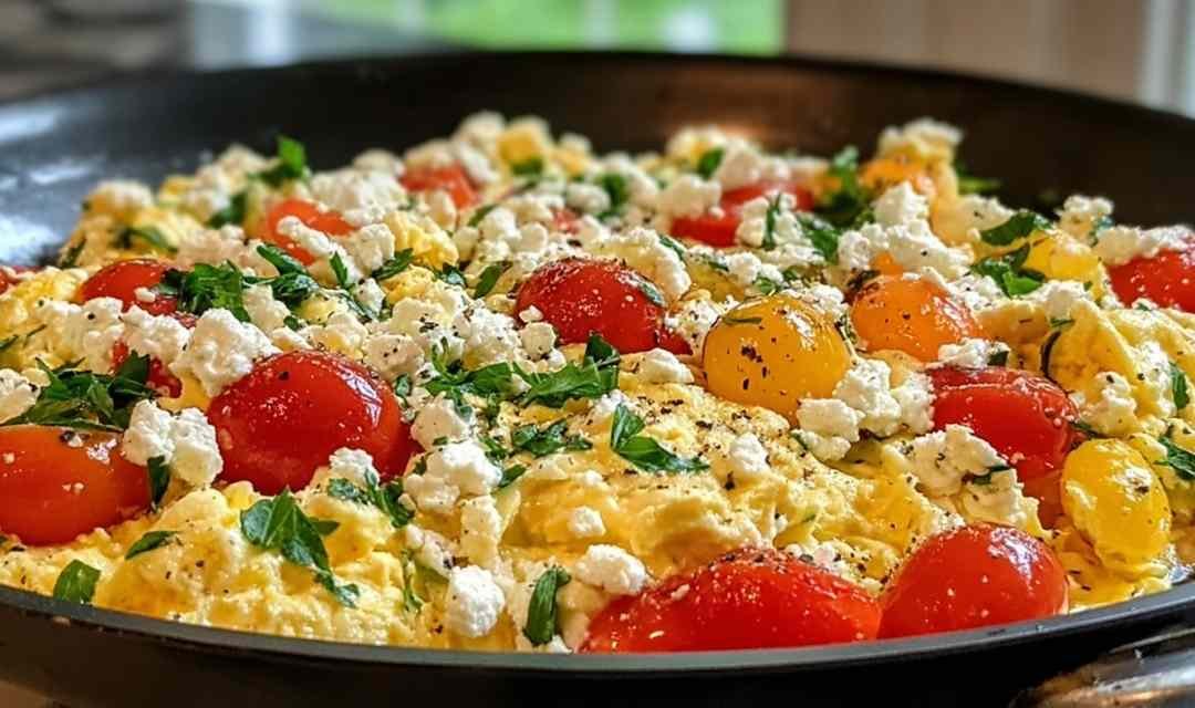 Mediterranean Scrambled Eggs